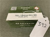 392. Mag Tech 7.26A-7.62x51mm Ball M80, 50 Rnd