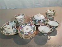 Partial set of china marked Mintons England
