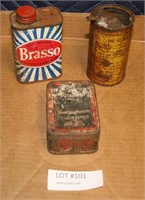 VINTAGE ADVERTISING CANS