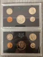 (2) 1972 Mint Proof Sets