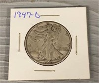 1947- D Half Dollar