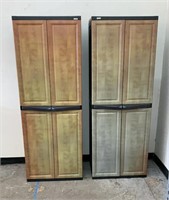 (2) Tall Cabinets