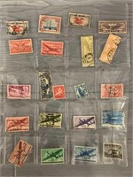 Collection of Early US Airmail Stamps