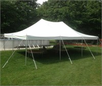 20 X 30 Eureka Tent (stained With Tear)