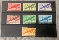 1941-44 U.S. WWII MNH/MH Air Mail Stamps