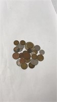 Lot of misc foreign money coins