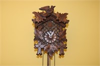 Cuckoo clock approximately 9 inches tall