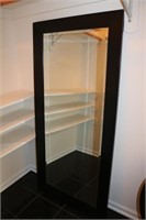 large beveled mirror approximately 65 in tall