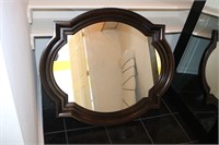 Framed mirror approximately 40 in tall