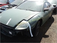 2003 Mitsubishi Eclipse 4A3AC34G83E080480 Green