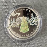 2017 $20 Fine silver coin, Pièce de 20$ en argent