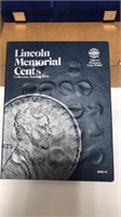 Lincoln memorial cents book