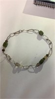 Silpada necklace-sterling w/ stones