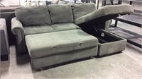 2 pc Convertible Chaise sectional sofa