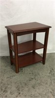 Side table with 2 shelves