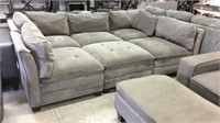 6 pc modular sectional sofa