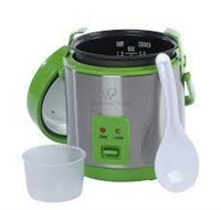Wolfgang Puck 1.5 Cup Portable Rice Cooker Green
