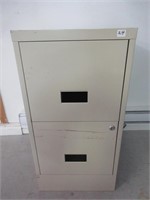 2 DRAWER METAL FILING CABINET 15X18X29 INCHES