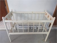 VINTAGE DOLL BED 39X20X30 INCHES