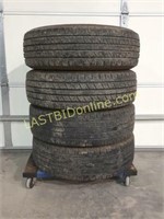 Set of 4 Truck Tires, Size 245 / 75 R16