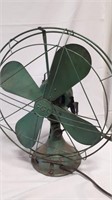 19" ANTIQUE METAL INDUSTRIAL FAN