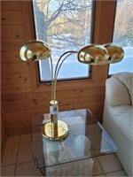 Modern 3 globe table lamp 32" t