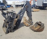 Backhoe Attachment for a Skid Steer