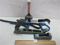 RASPS, NAIL PULLER, CLAMPS AND MORE