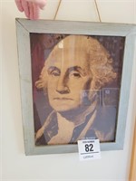 Vintage framed George Washington 16" x 20"