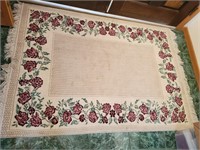 Pretty, matching rugs - 4' x 6' (1) & 2' x 8' (2)