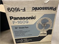 New Panasonic 16” Desk Fan.