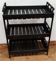 11 - 3-TIER STORAGE RACK APPRX 37"H