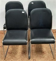 11 - LOT OF 4 OFFICE SIDE CHAIRS