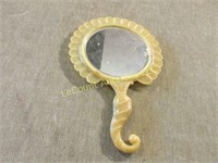 vintage hand mirror fancy handle