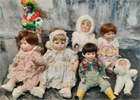 11 - LOT OF 7 COLLECTOR DOLLS