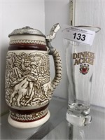 Avon stein & beer glass.