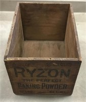 Ryzon advertising wooden box.