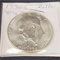 1976S Eisenhower Dollar 40% Silver