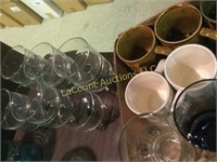 mod sorbet glasses flat glassware mugs