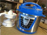 pressure cooker & electric juicer