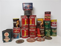 Vtg Tins, Some With Lids