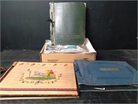 Lot Of Vintage Photo Albums and Sm Box of Photos