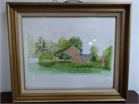 Framed Painted House