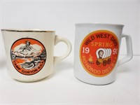 Vtg Boy Scouts Of America Coffee Cups