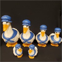 Vtg Sittre Ceramics Mother Goose Canister Set