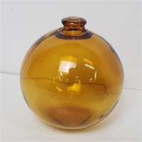 4" Amber Glass Fishing Float