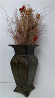 Large Vase W/Dried Flowers