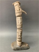 Eskimo Totem Antler Carving