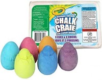 Crayola Egg & Chick Sidewalk Chalk, 6 Count