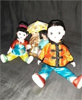 Group of Oriental Dolls